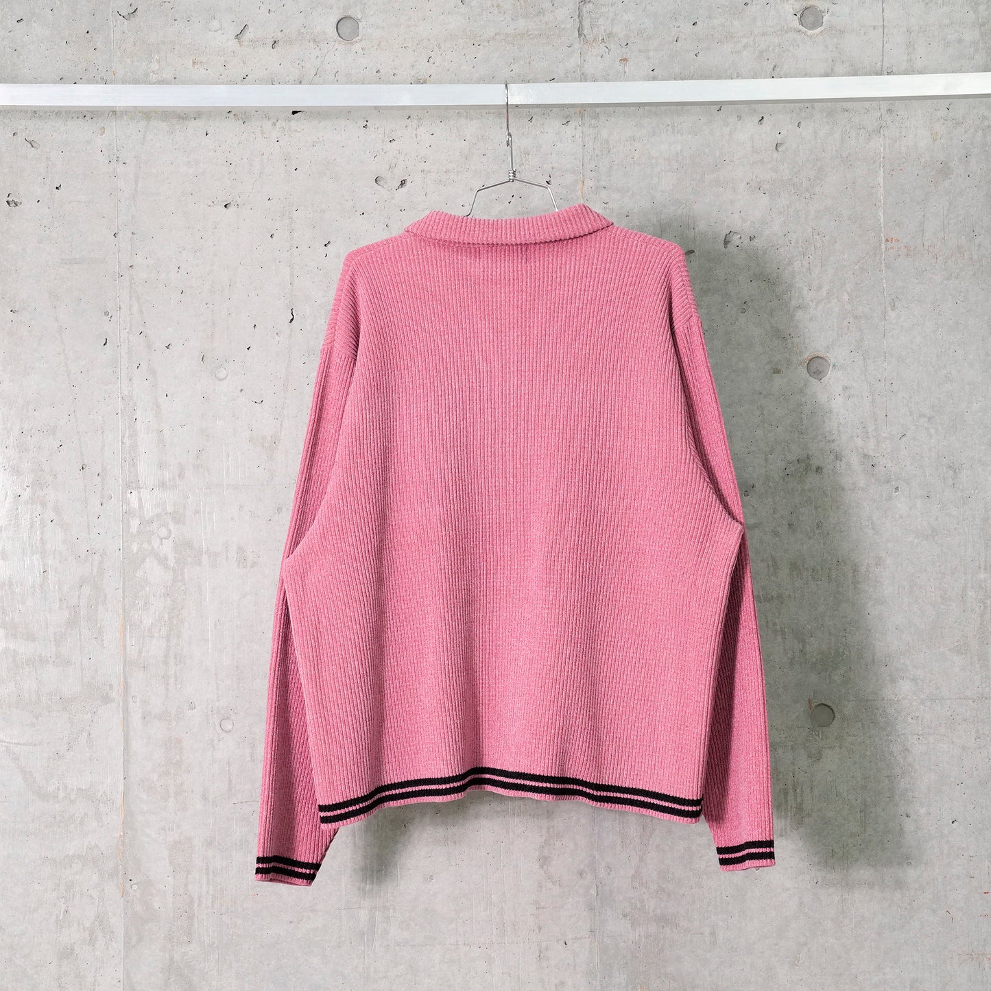 CORDY KNIT JACKET / A:PINK