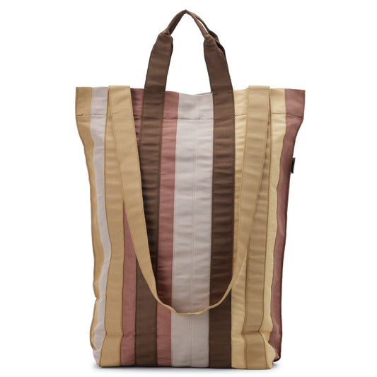 RIBBON TOTE BAG / SAND BEIGE