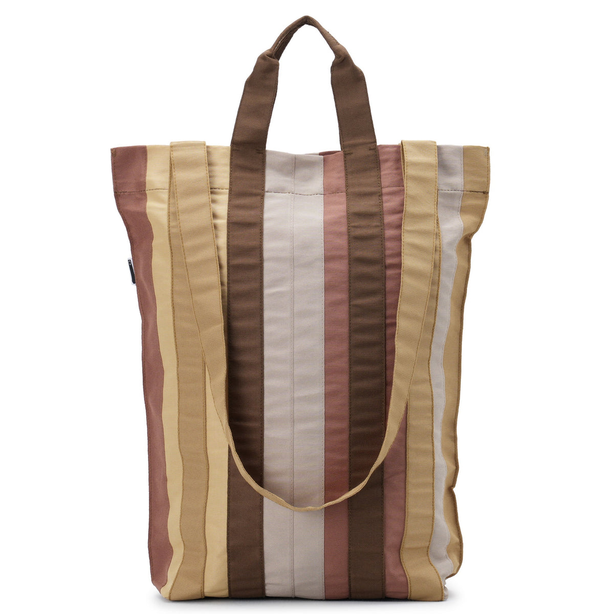 RIBBON TOTE BAG / SAND BEIGE