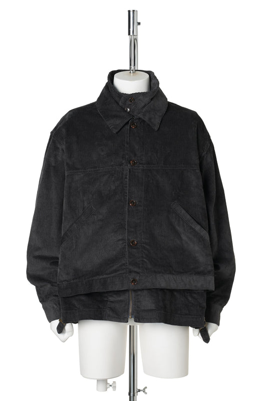 DOUBLE CORD JACKET / CHARCOAL