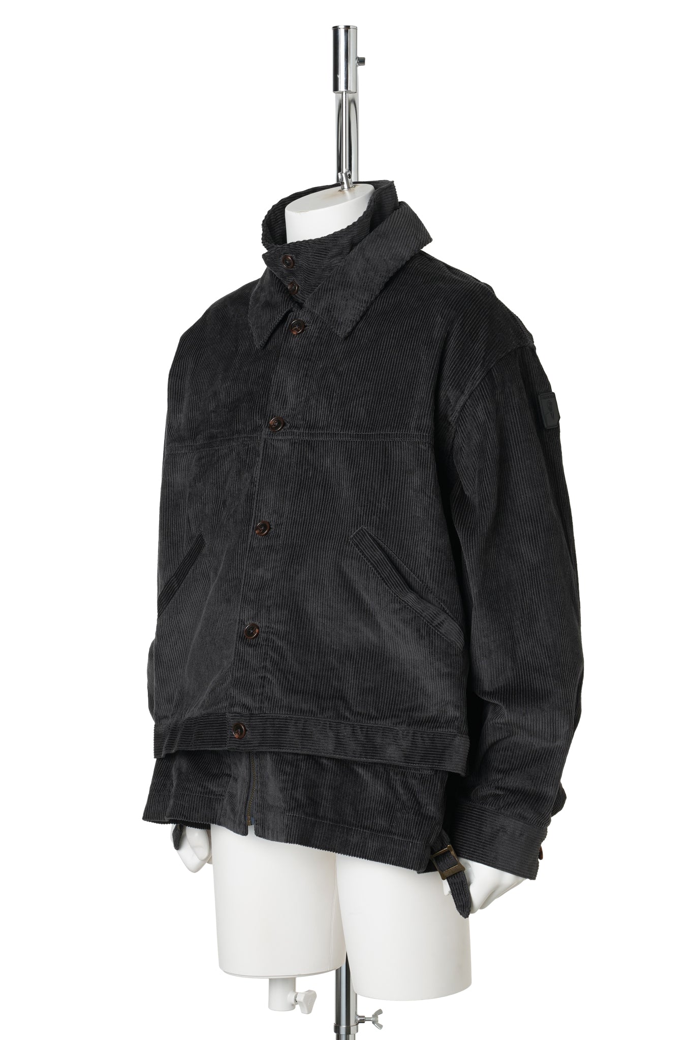 DOUBLE CORD JACKET / CHARCOAL
