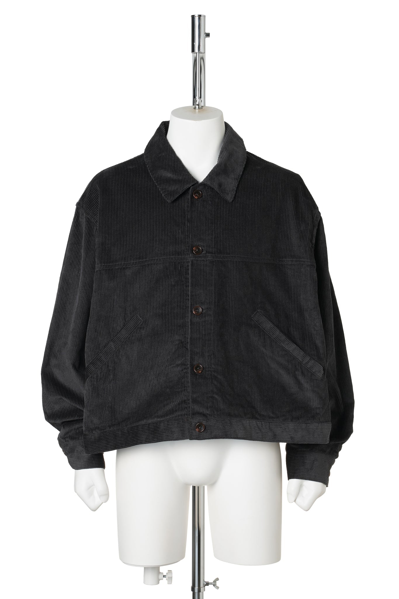 DOUBLE CORD JACKET / CHARCOAL