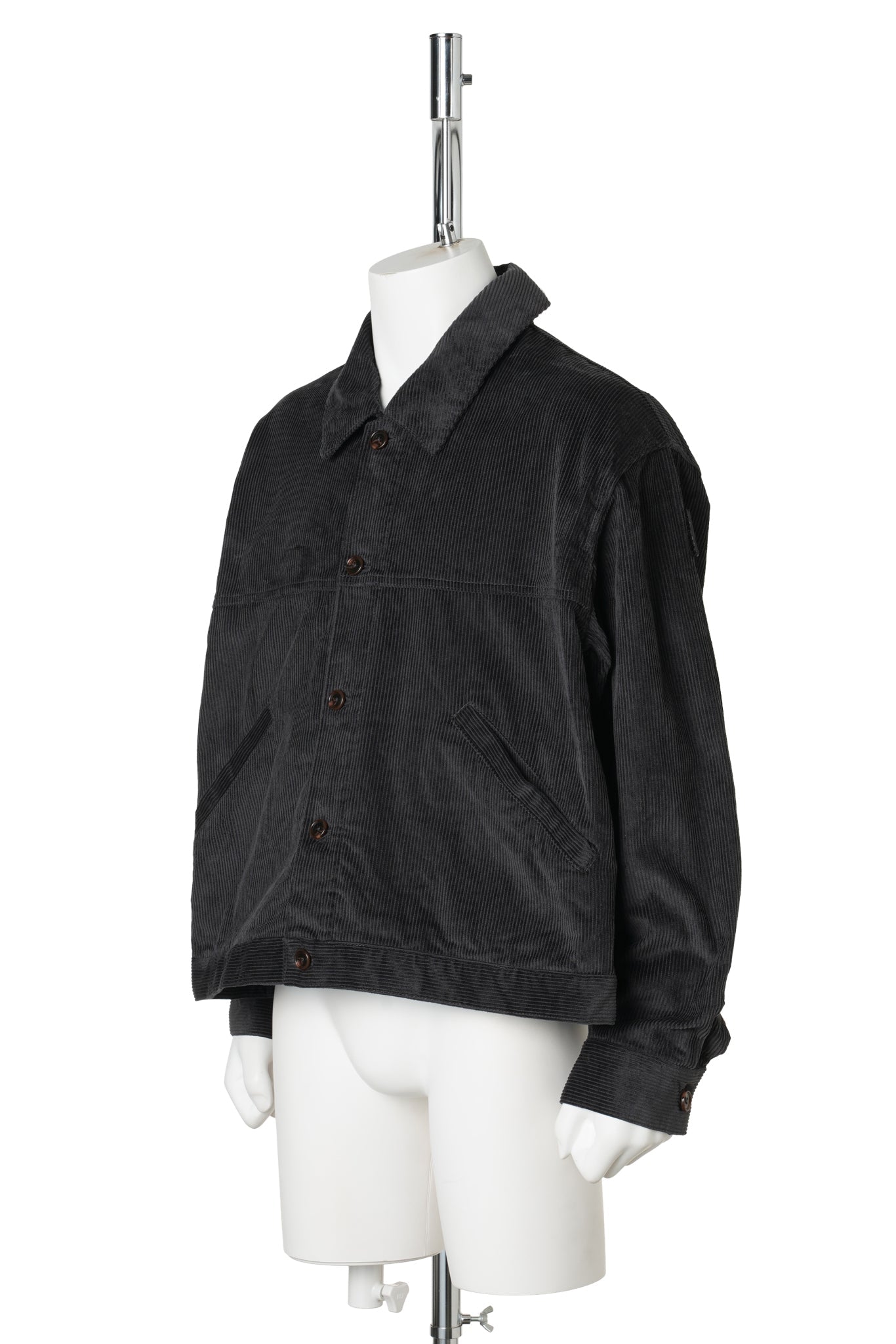 DOUBLE CORD JACKET / CHARCOAL