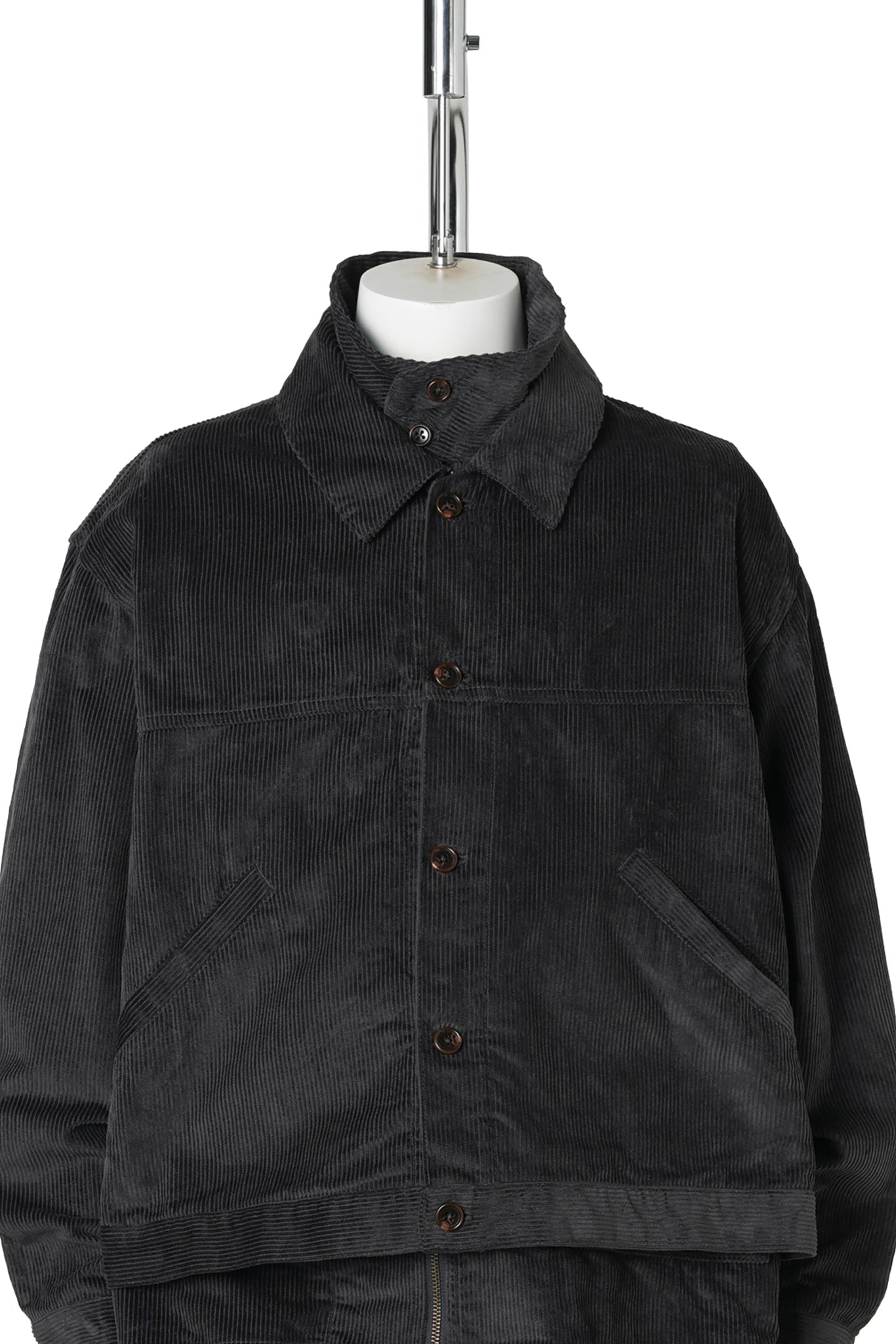 DOUBLE CORD JACKET / CHARCOAL
