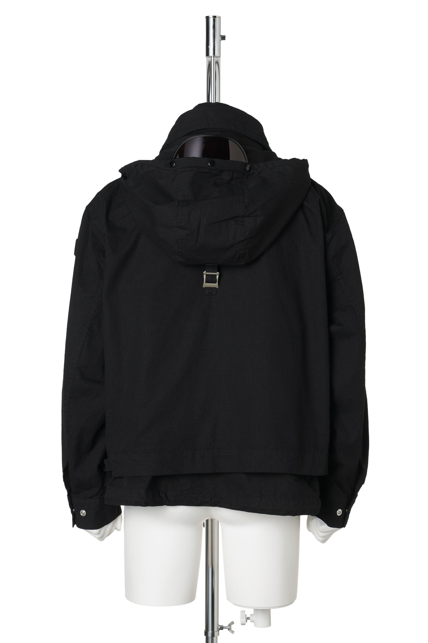 VISOR DOUBLE ZIP JACKET / BLACK