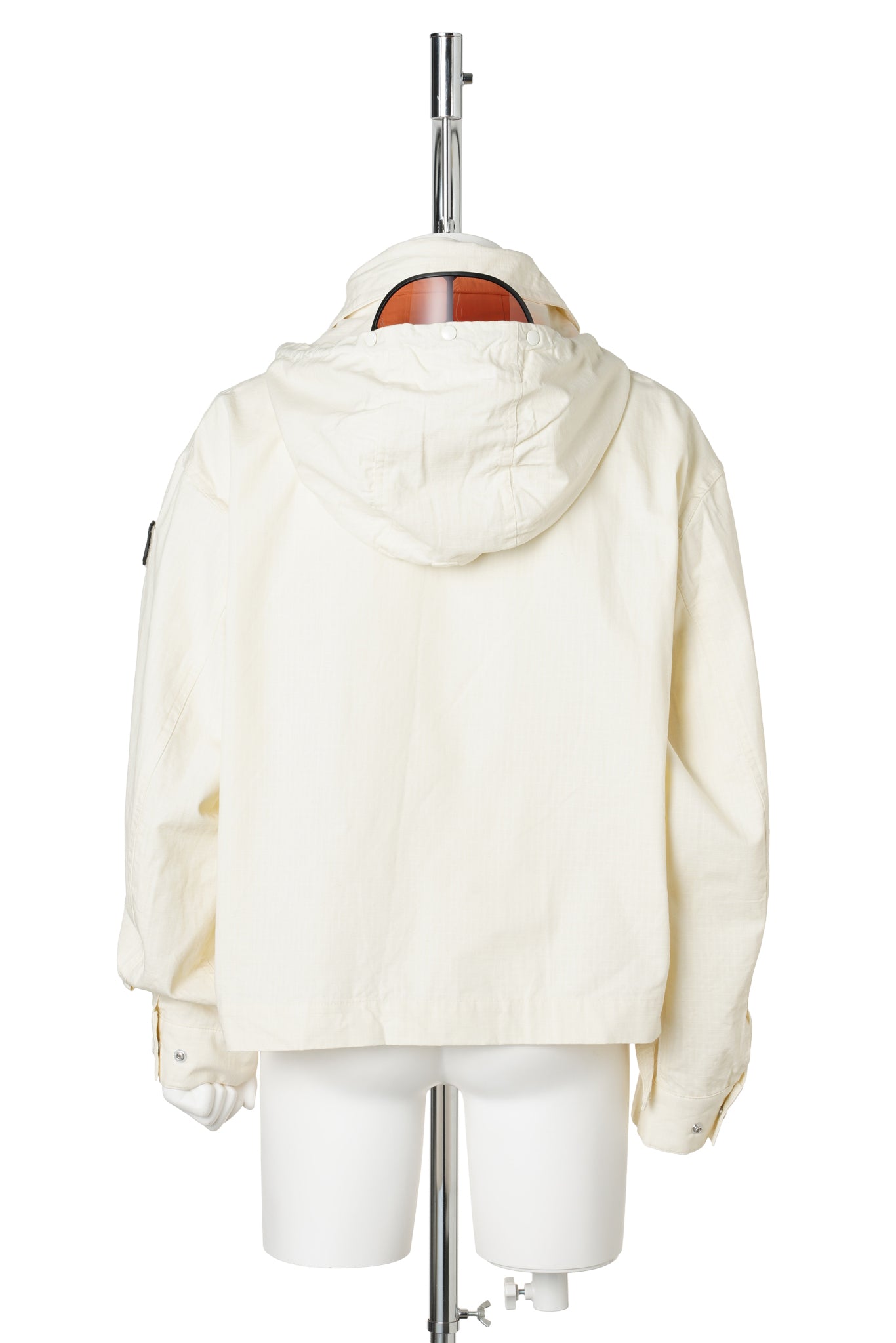 VISOR DOUBLE ZIP JACKET / LIGHT IVORY