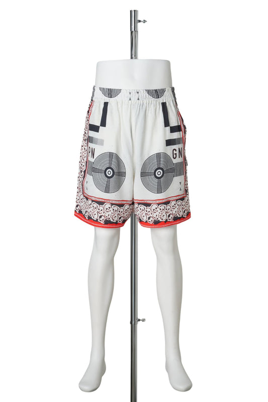 SUMMER SHORTS SKULL / WHITE