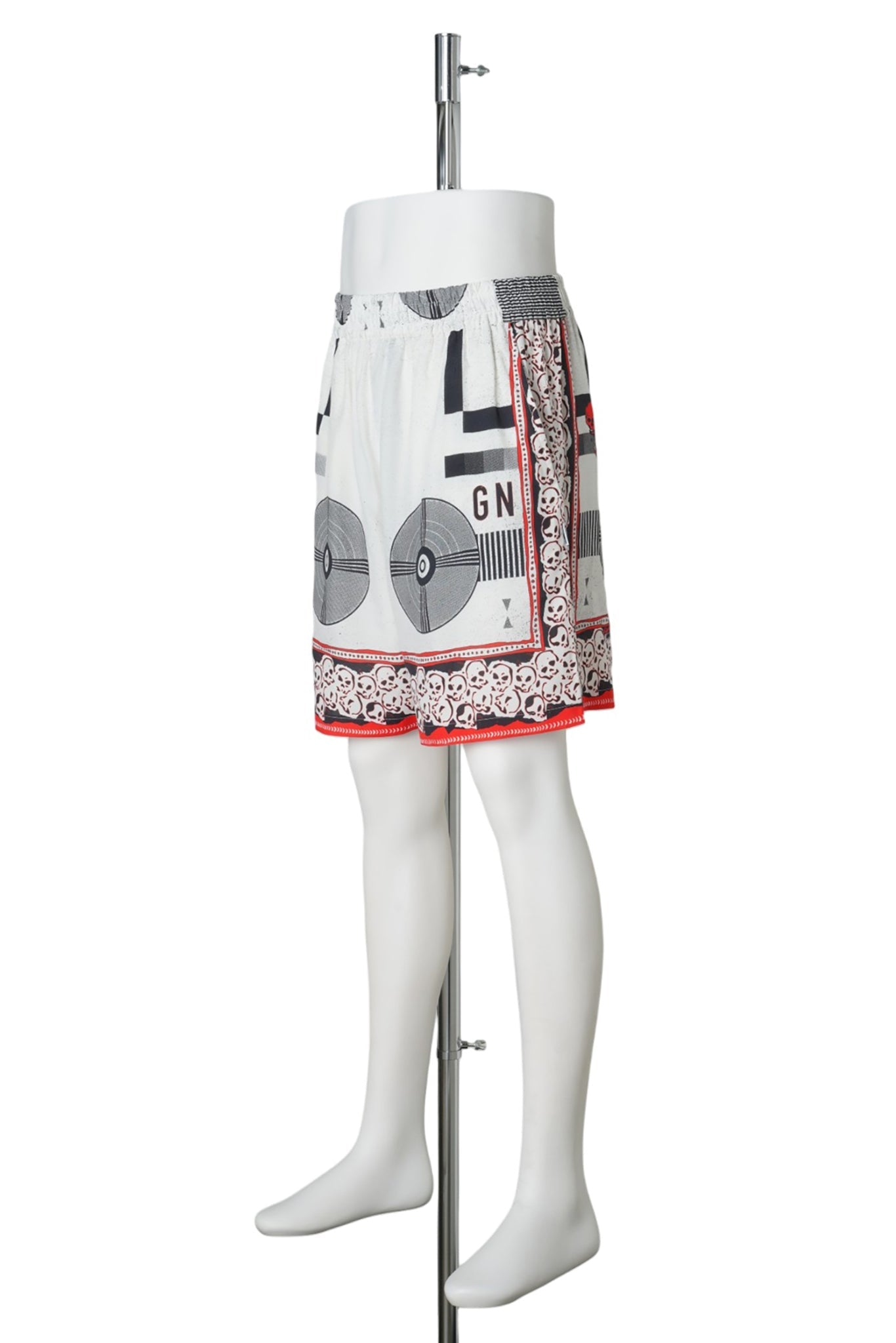 SUMMER SHORTS SKULL / WHITE
