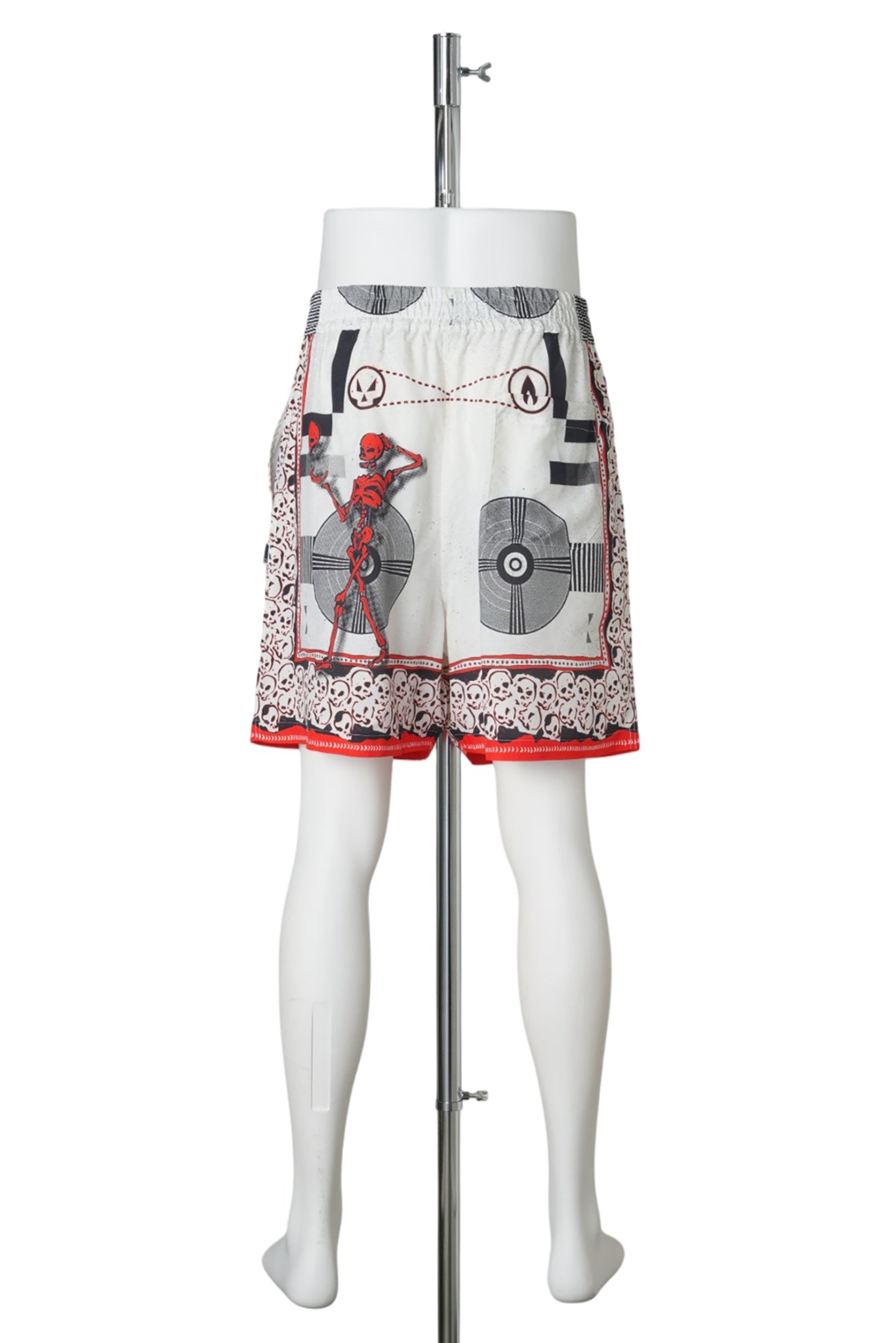 SUMMER SHORTS SKULL / WHITE