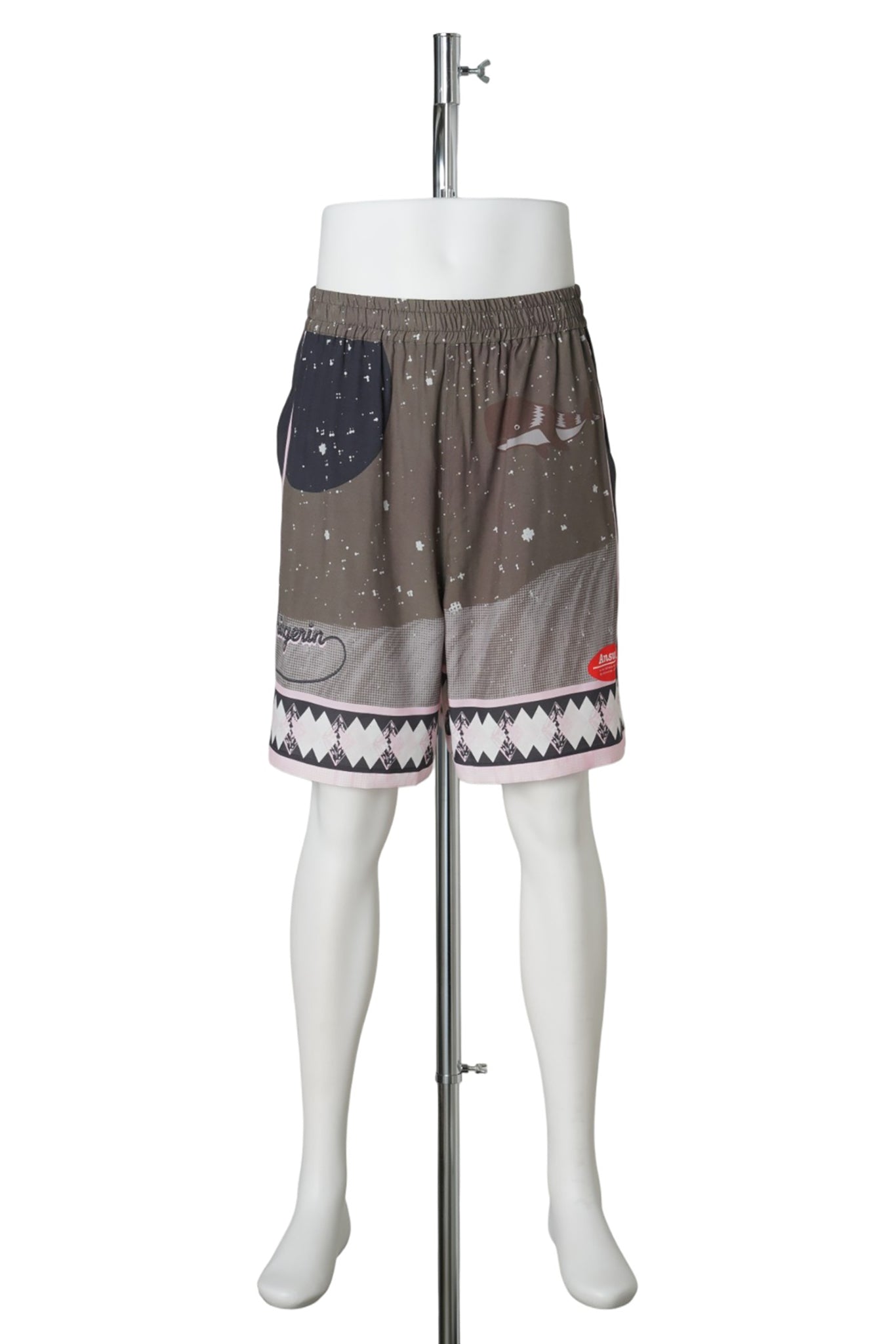 SUMMER SHORTS SPACE / DARK BROWN