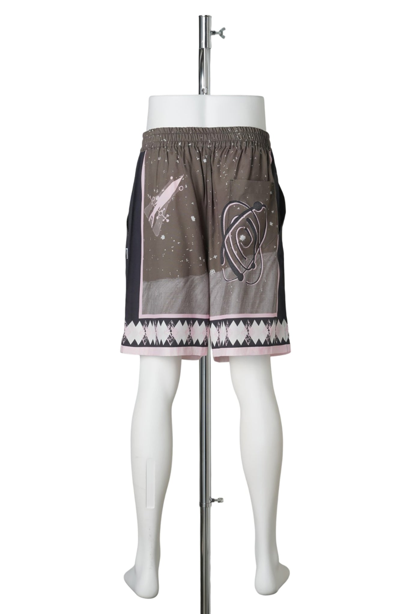 SUMMER SHORTS SPACE / DARK BROWN