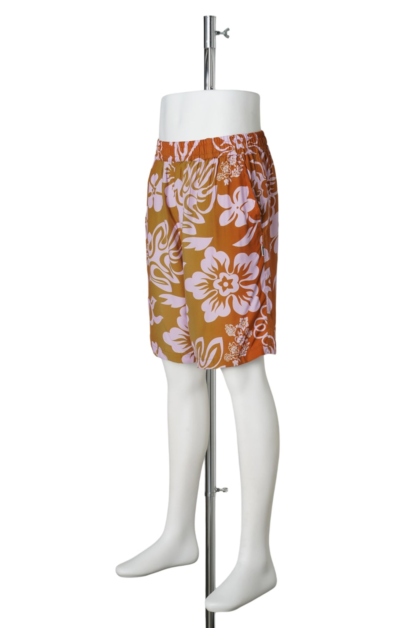 SUMMER SHORTS FLOWER / TOAST ORANGE
