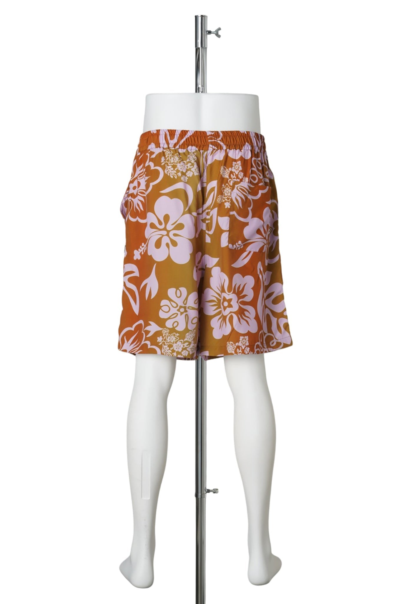 SUMMER SHORTS FLOWER / TOAST ORANGE
