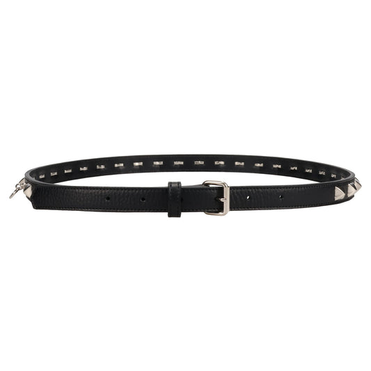 HALF STUDS BELT BLACK / BLACK