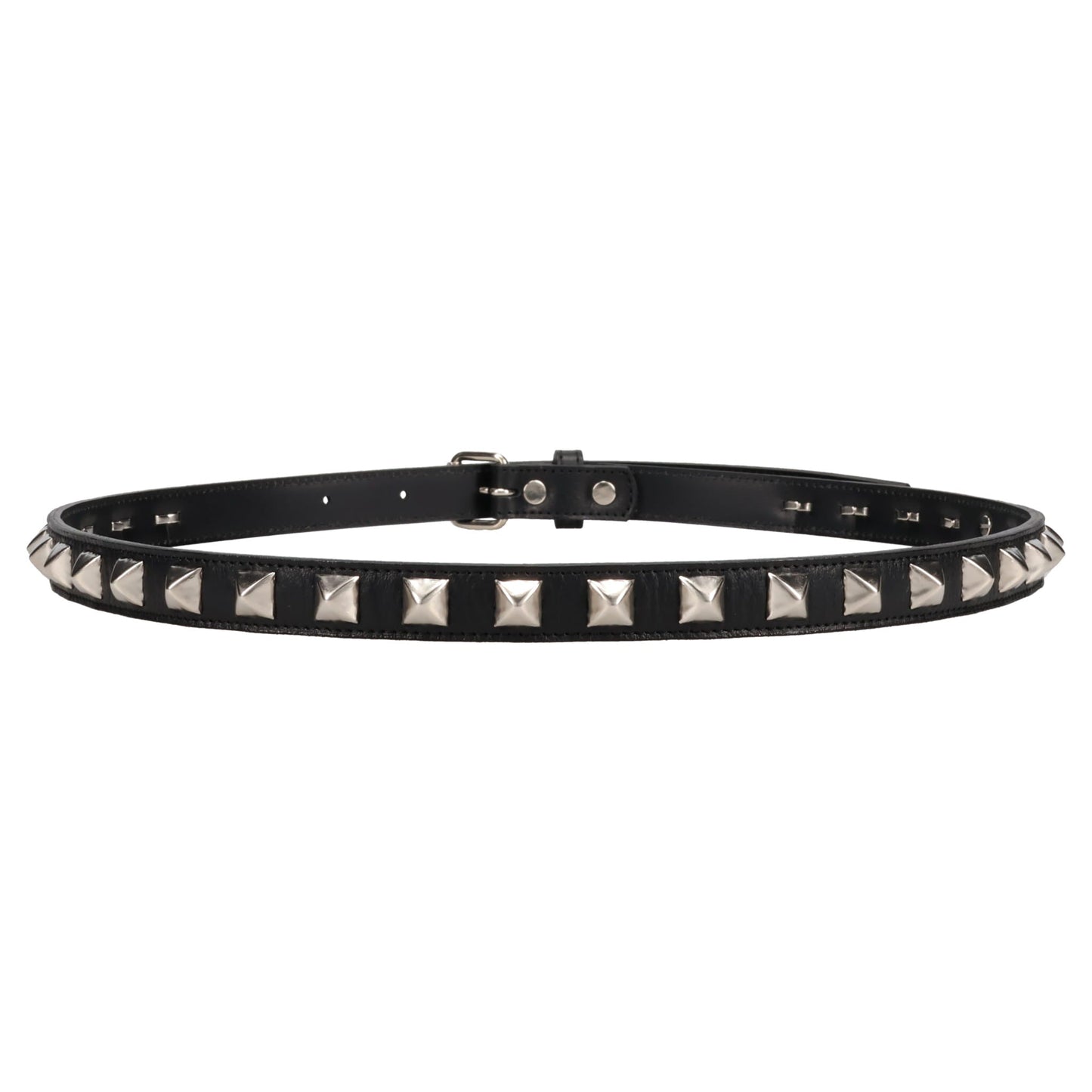 HALF STUDS BELT BLACK / BLACK