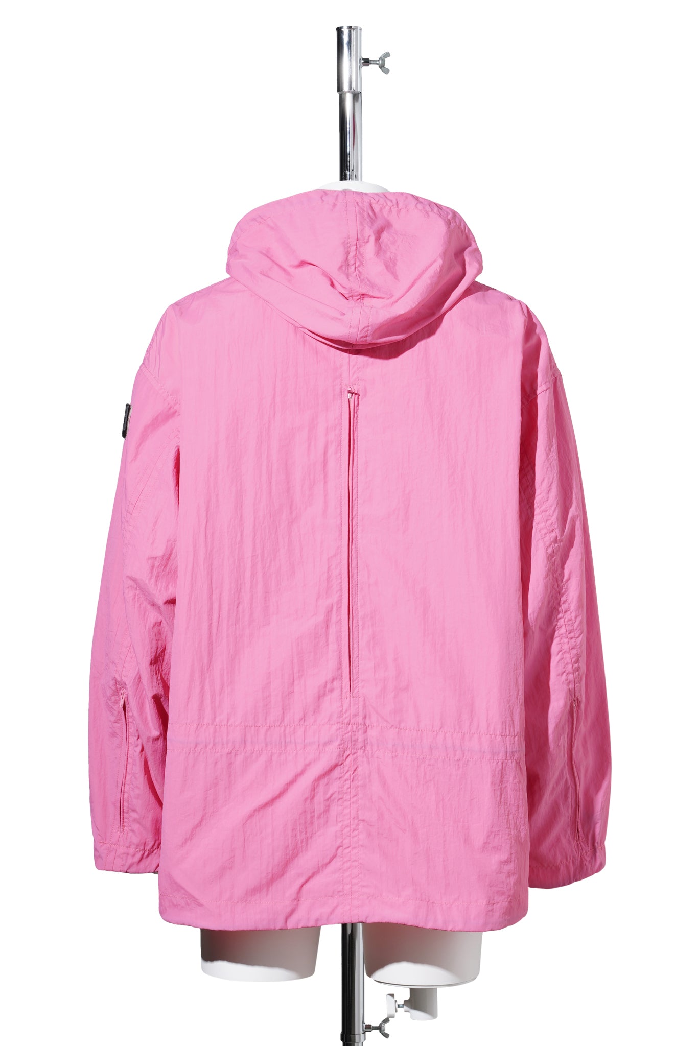 CRUSHED NYLON FULL PACK JACKET / PINK