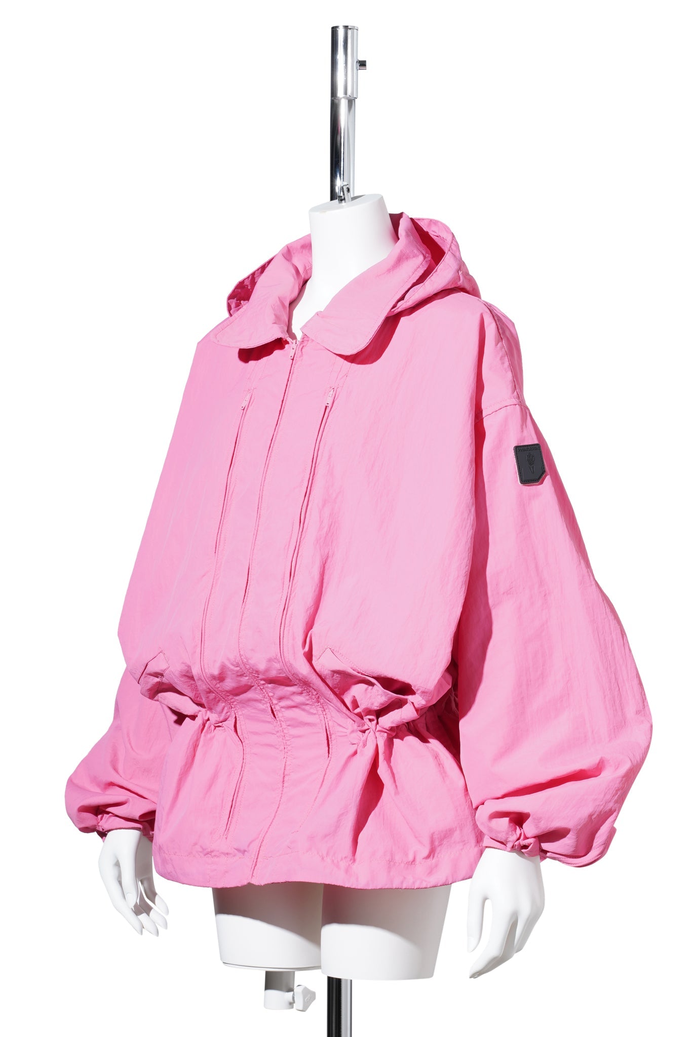 CRUSHED NYLON FULL PACK JACKET / PINK
