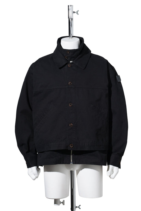 TWILL DOUBLE JACKET / BLACK