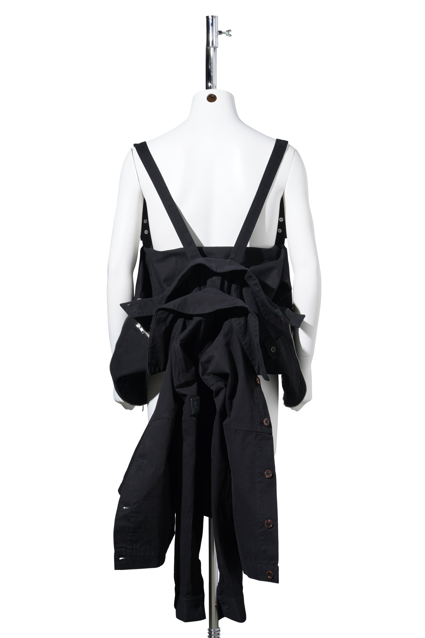 TWILL DOUBLE JACKET / BLACK