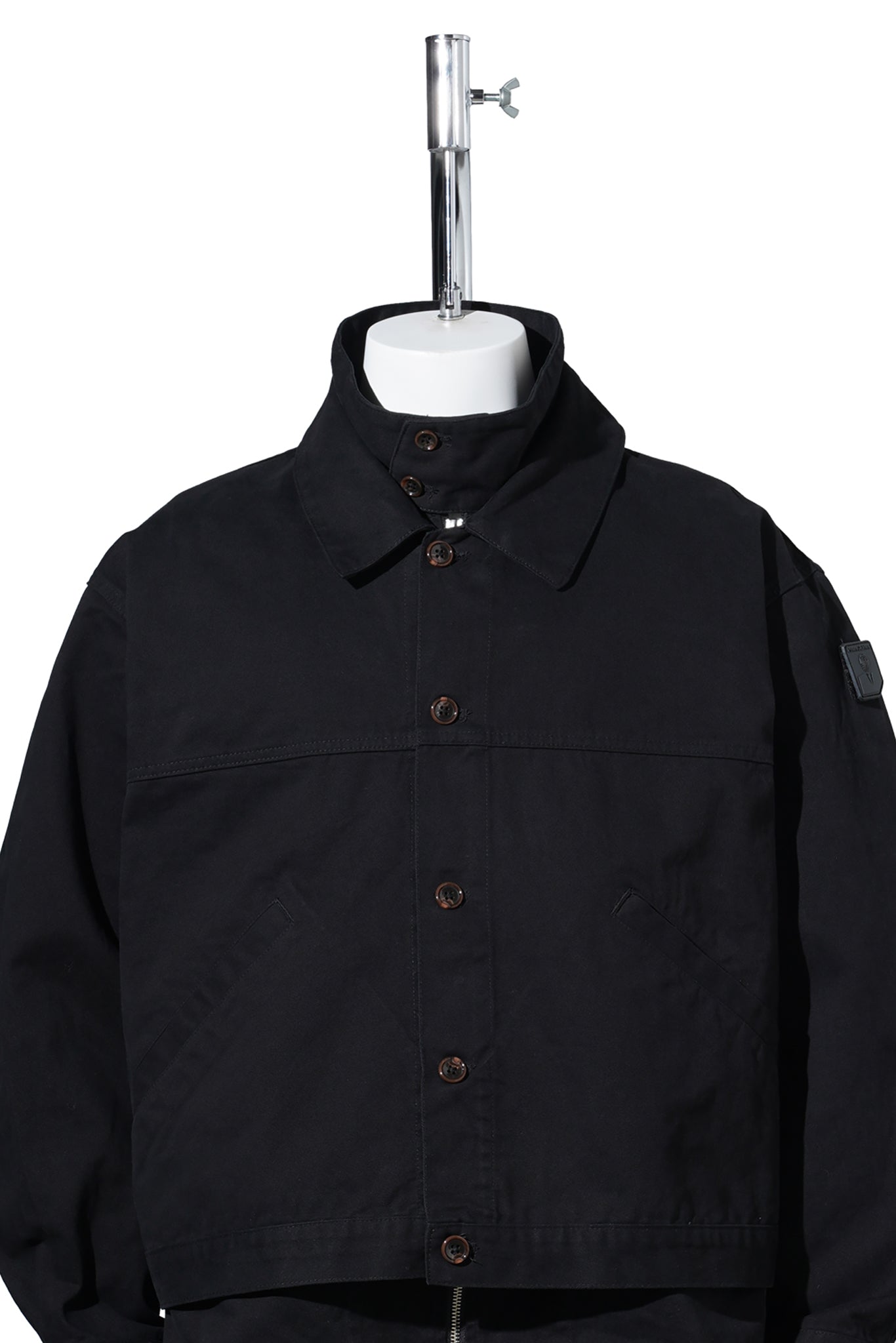 TWILL DOUBLE JACKET / BLACK