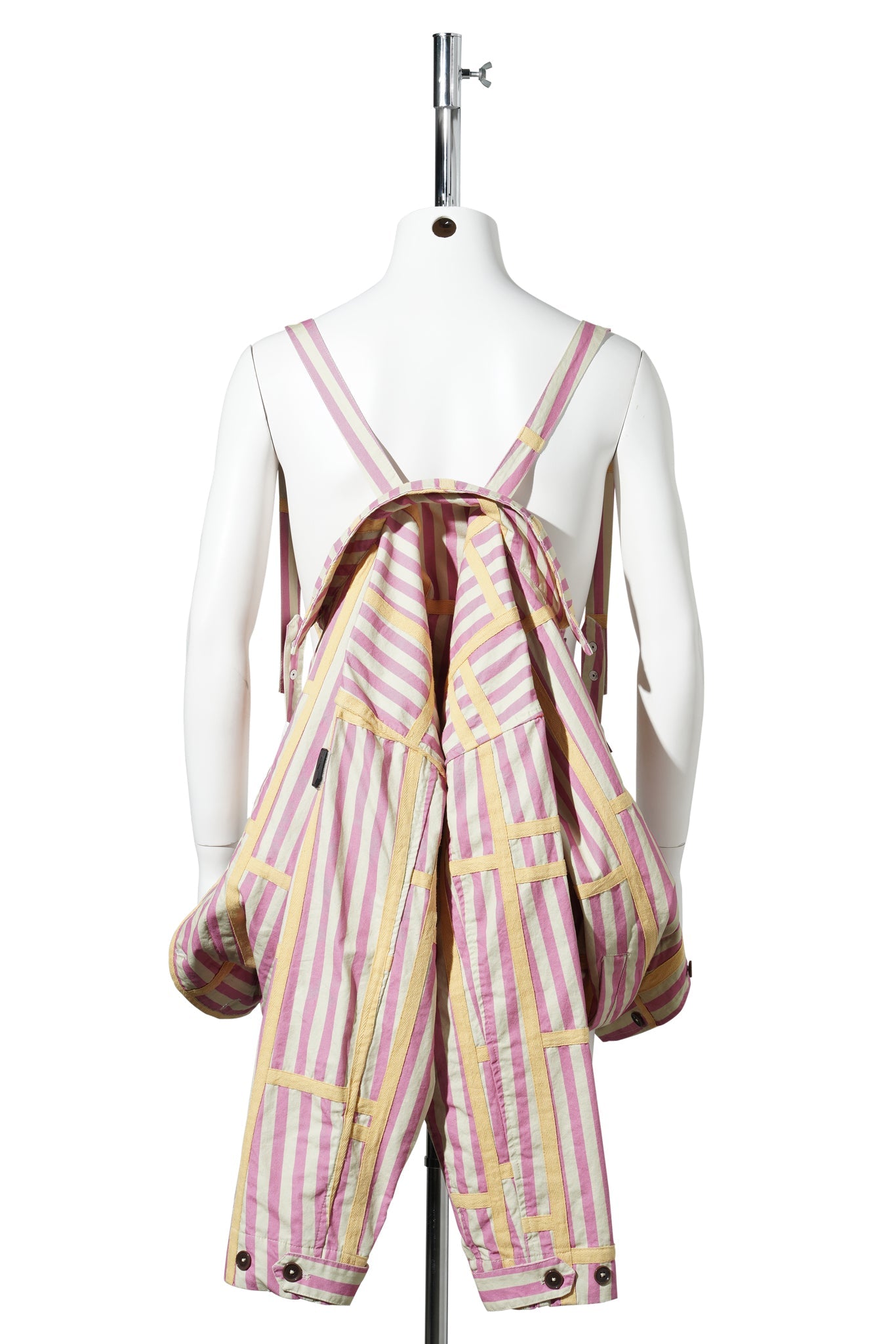 TRIM PATTERN JACKET / PINK STRIPE