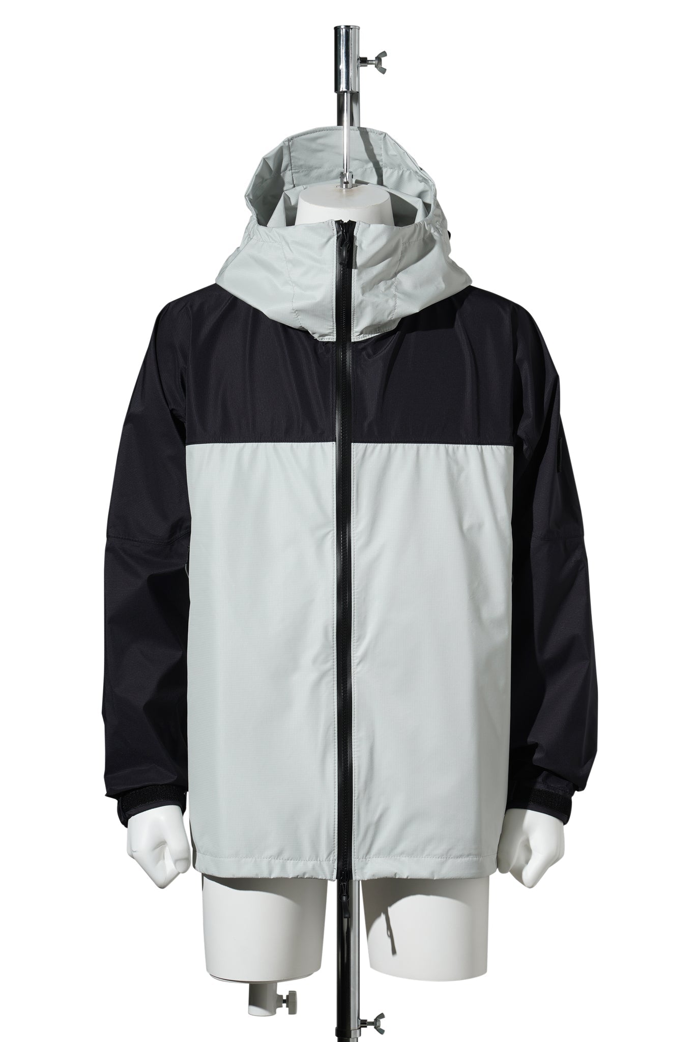 CUMALICE SHELL JACKET RESMILDIV / LIGHT GREY/BLACK