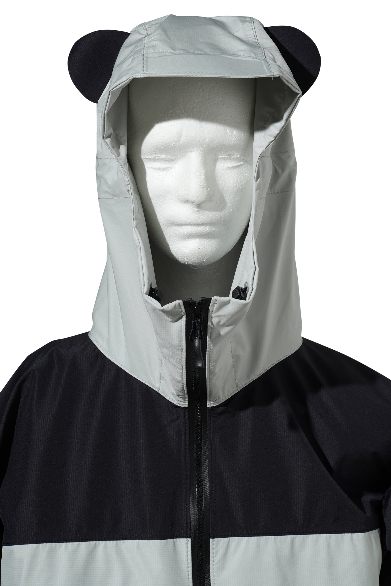 CUMALICE SHELL JACKET RESMILDIV / LIGHT GREY/BLACK