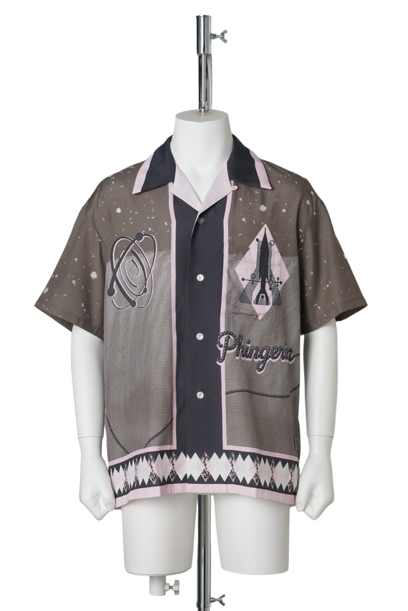 SUMMER SHIRT SPACE / DARK BROWN