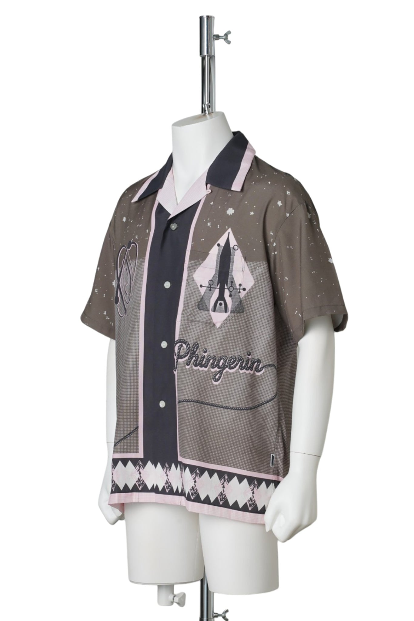 SUMMER SHIRT SPACE / DARK BROWN