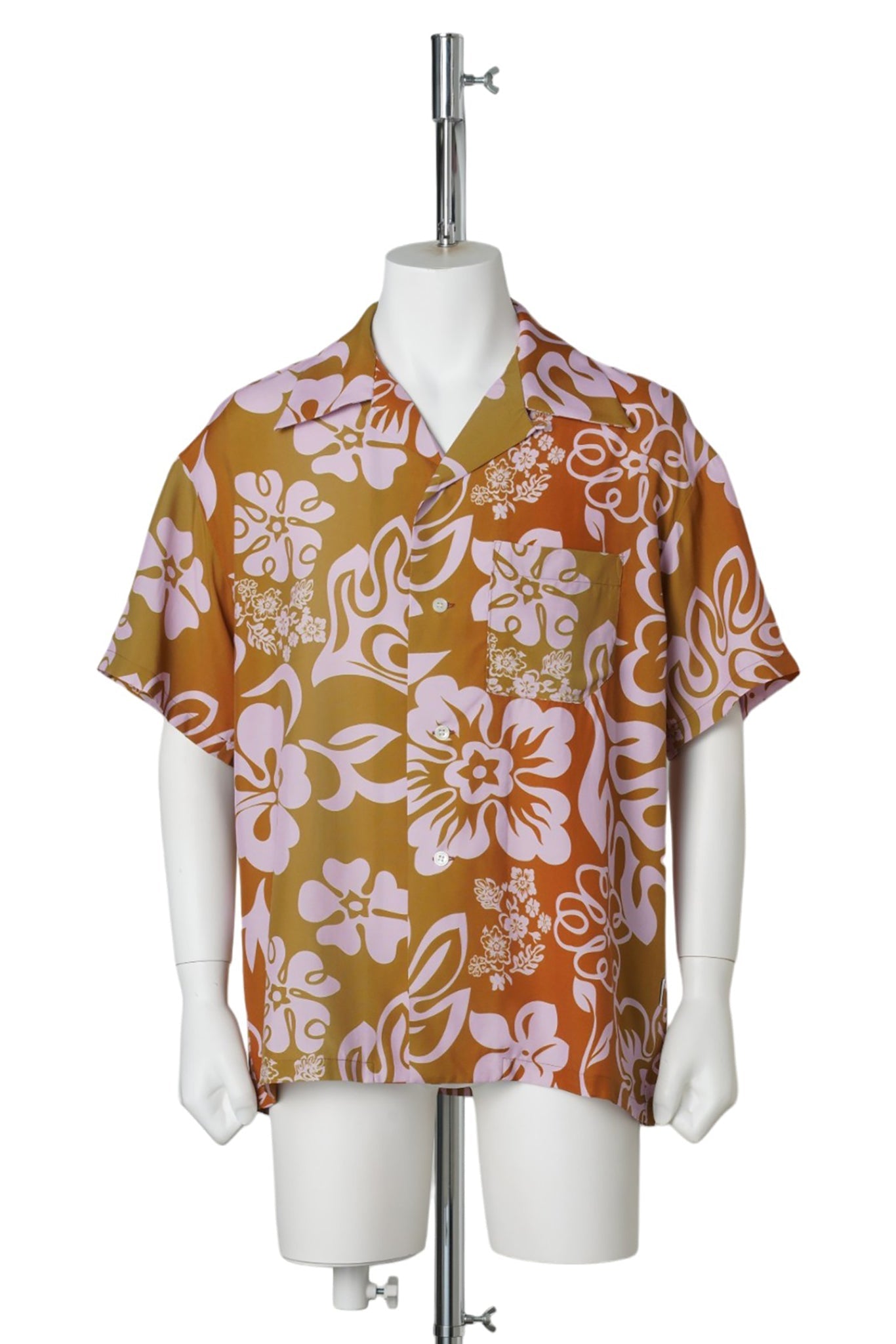 SUMMER SHIRT FLOWER / TOAST ORANGE