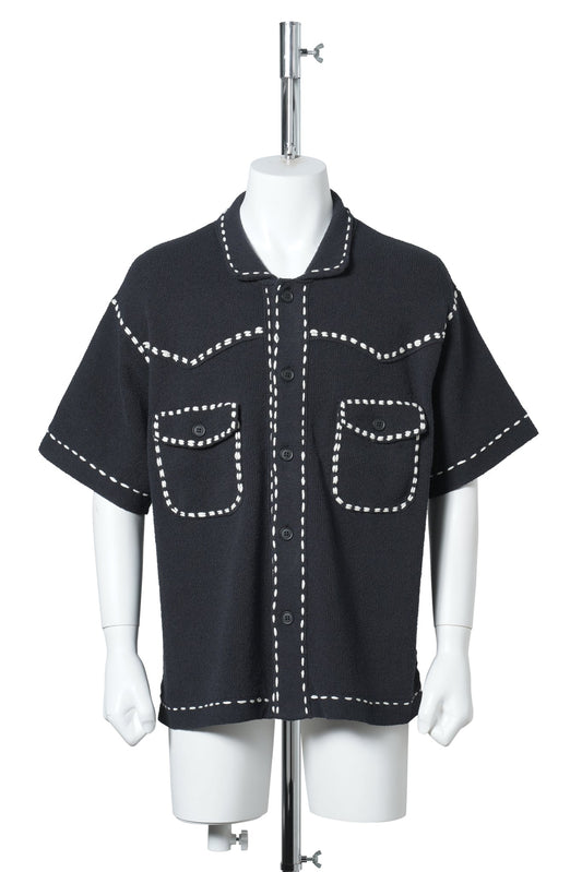 SUMMER PG1 WESTERN SHIRT / BLACK