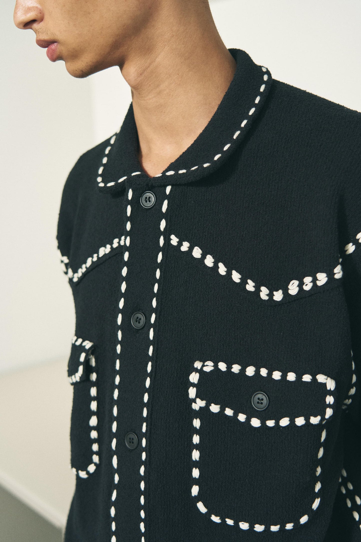 SUMMER PG1 WESTERN SHIRT / BLACK