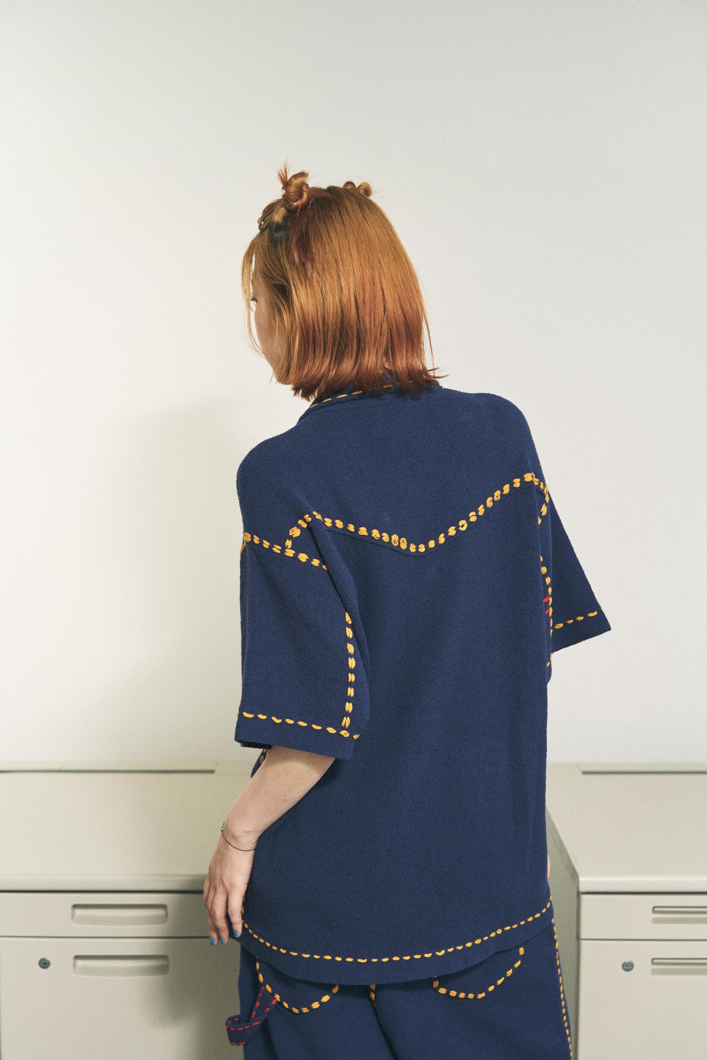 SUMMER PG1 WESTERN SHIRT / NAVY