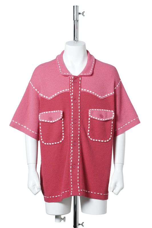 SUMMER PG1 WESTERN SHIRT / RED/PINK