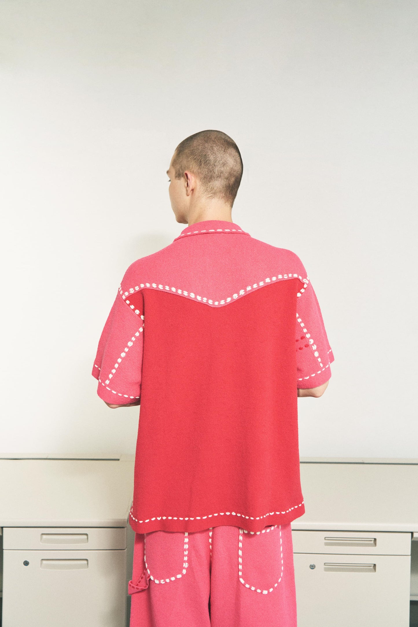 SUMMER PG1 WESTERN SHIRT / RED/PINK