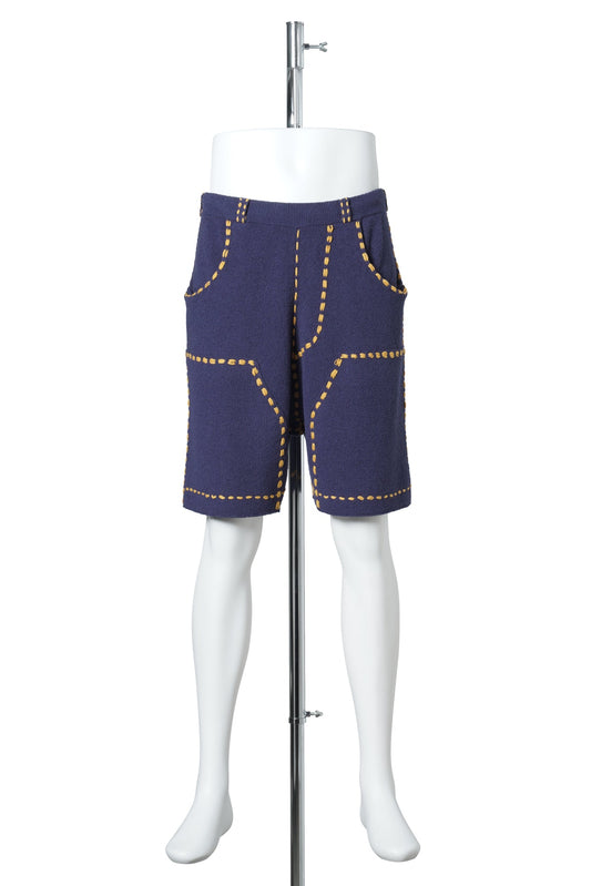 SUMMER PG1 DOUBLE KNEE SHORTS / NAVY