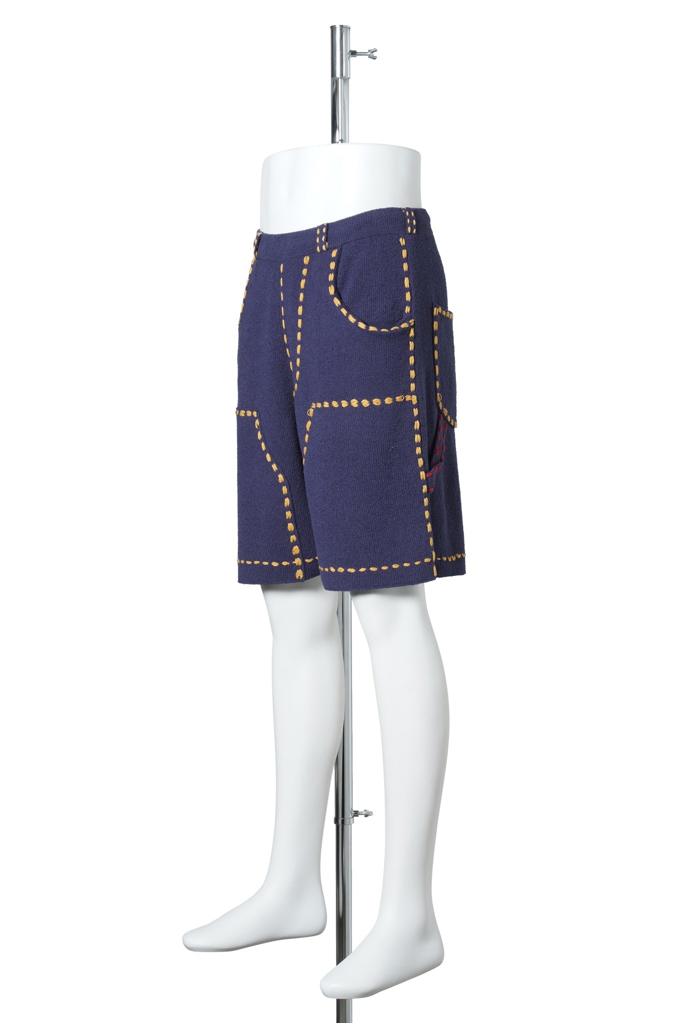SUMMER PG1 DOUBLE KNEE SHORTS / NAVY
