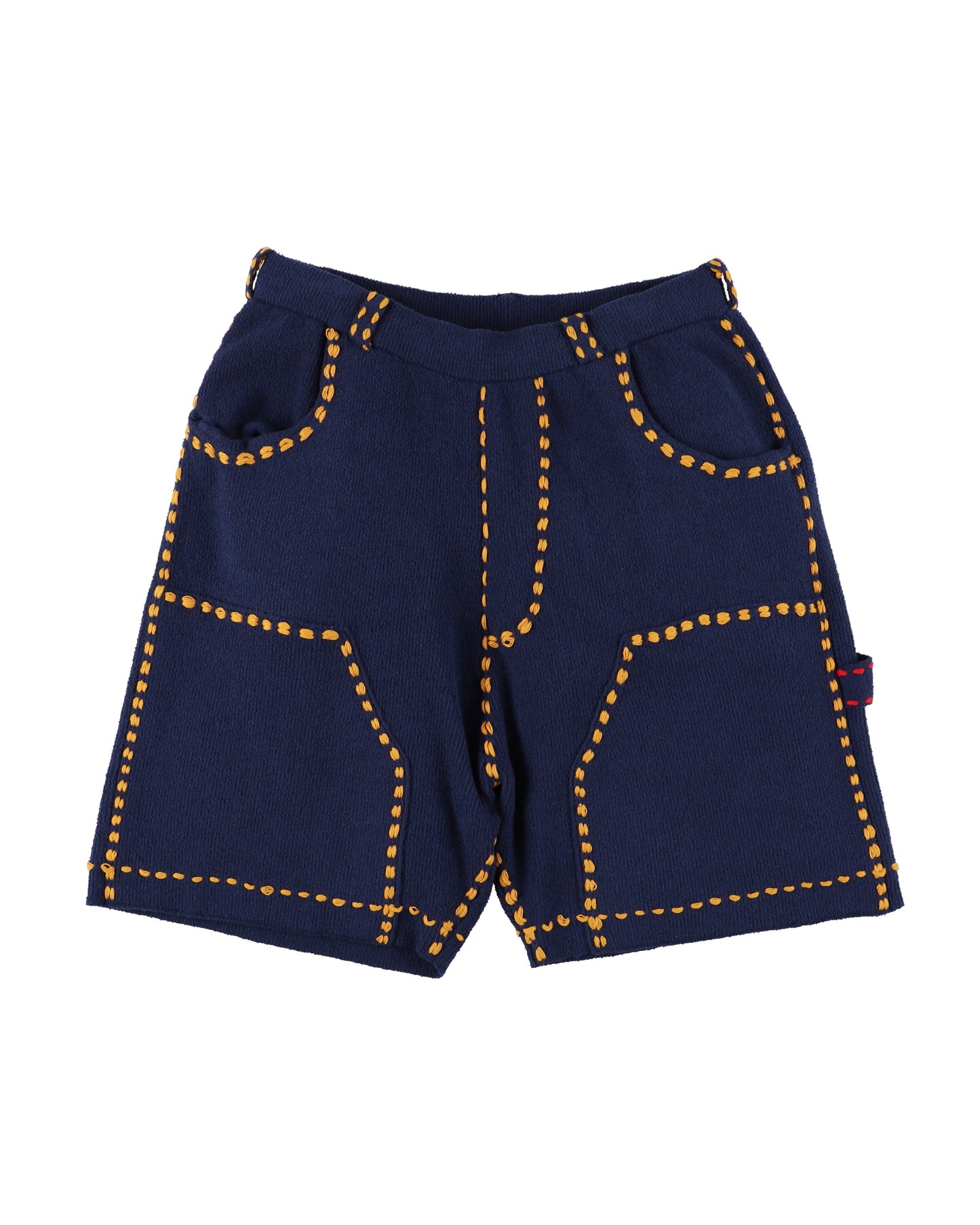 SUMMER PG1 DOUBLE KNEE SHORTS / NAVY