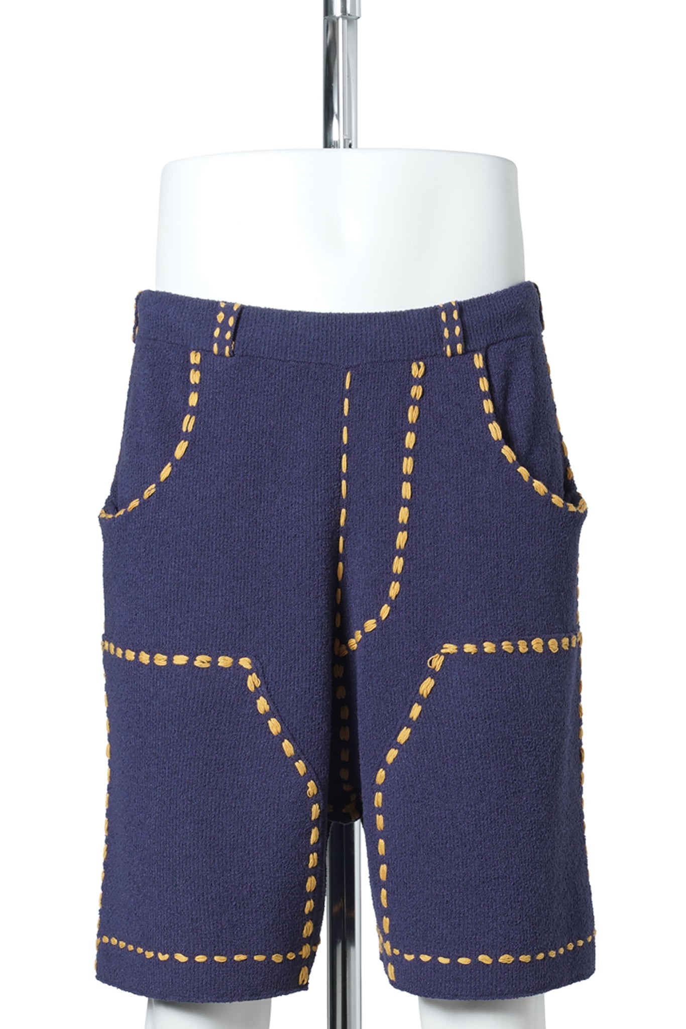 SUMMER PG1 DOUBLE KNEE SHORTS / NAVY
