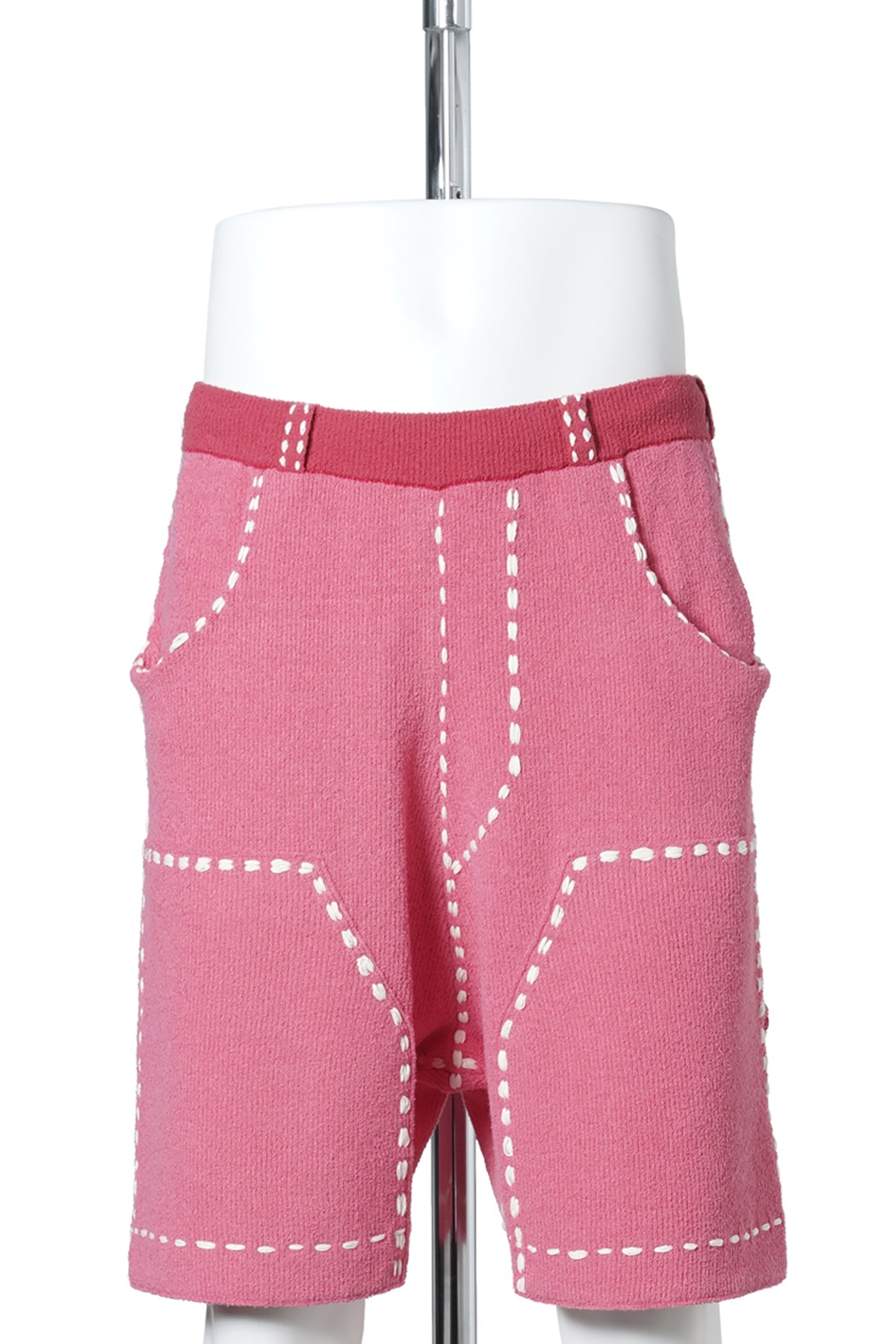 SUMMER PG1 DOUBLE KNEE SHORTS / RED/PINK