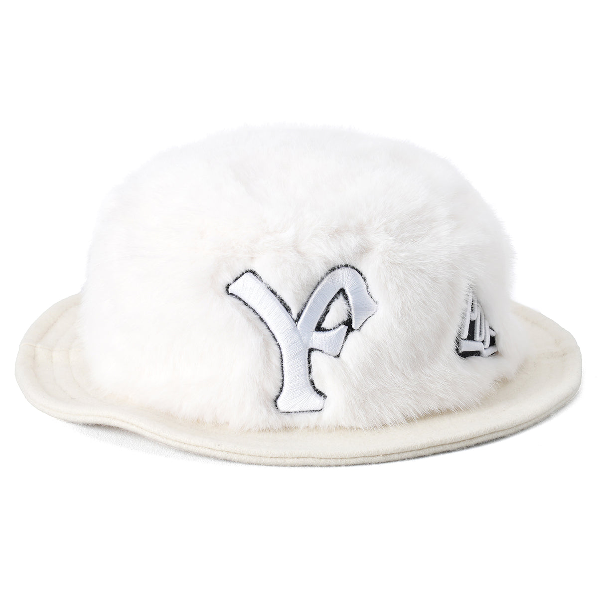 FY FUR BUCKET HAT / WHITE