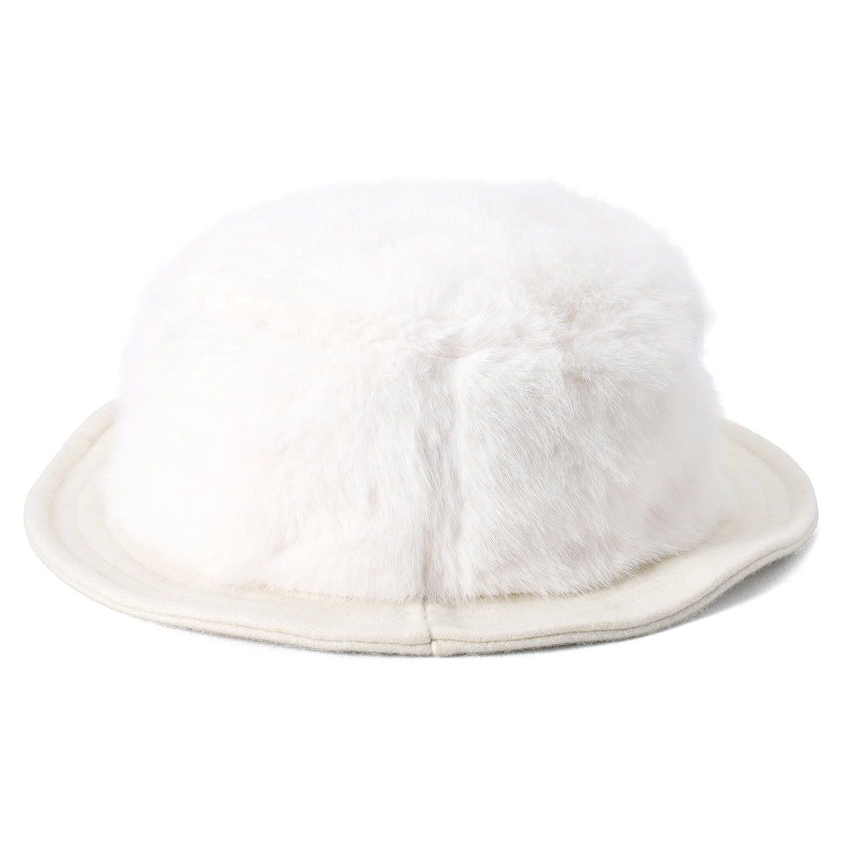 FY FUR BUCKET HAT / WHITE