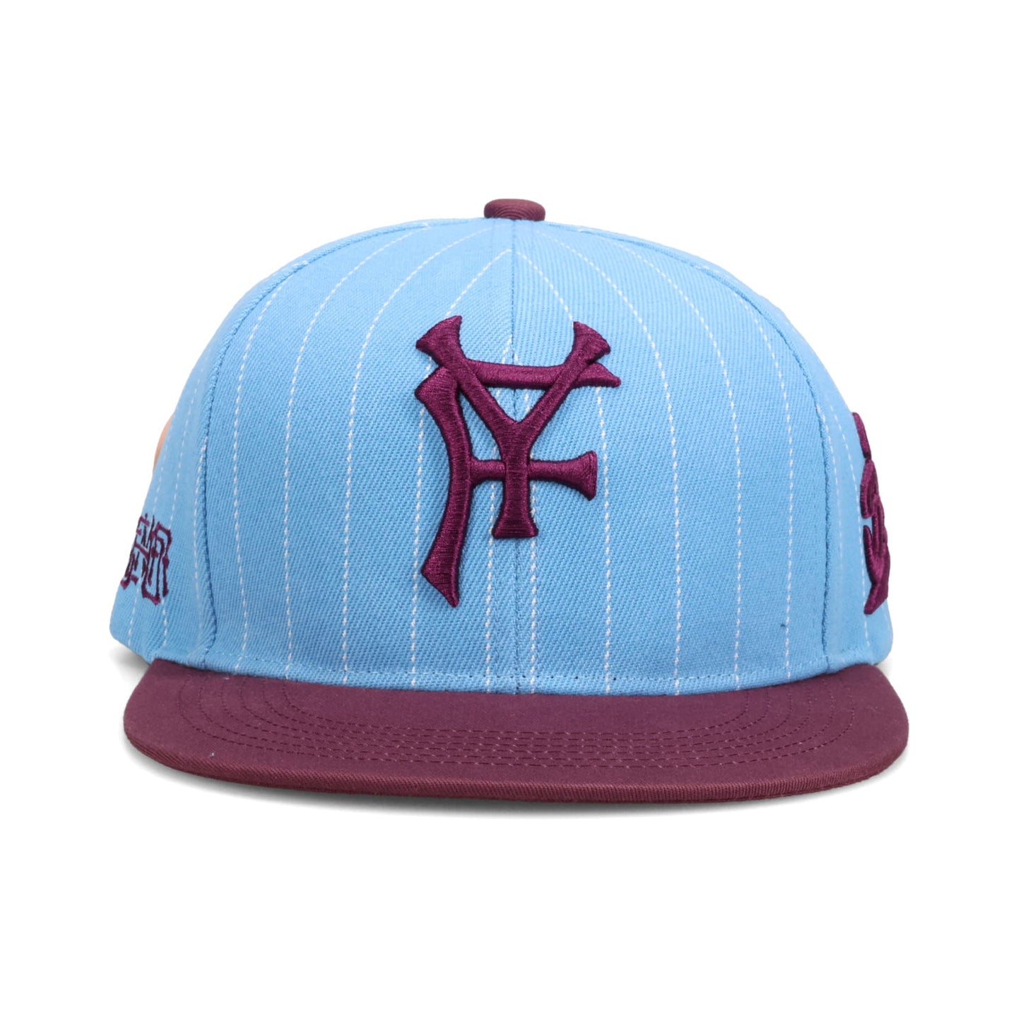 PINSTRIPE BASEBALL HAT / BLUE/PURPLE
