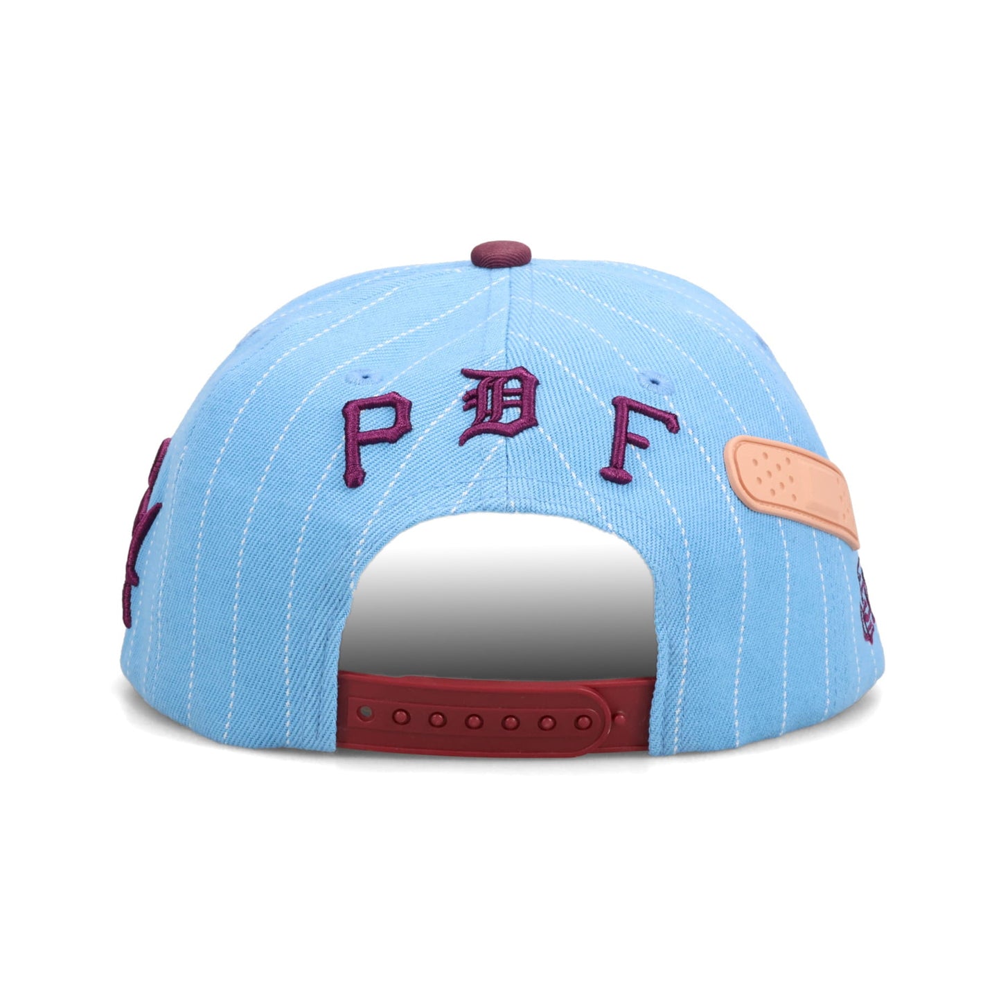 PINSTRIPE BASEBALL HAT / BLUE/PURPLE