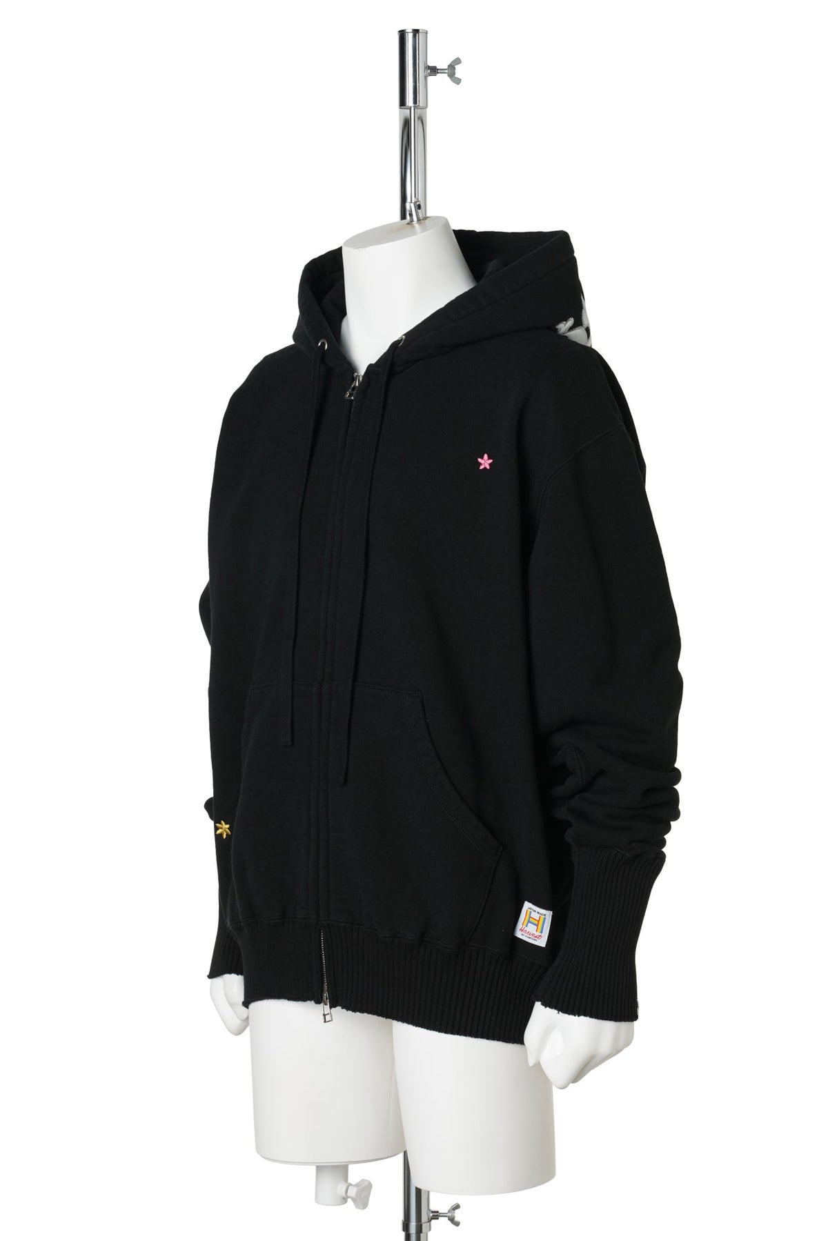 BASIC ZIP HOODIE / BLACK