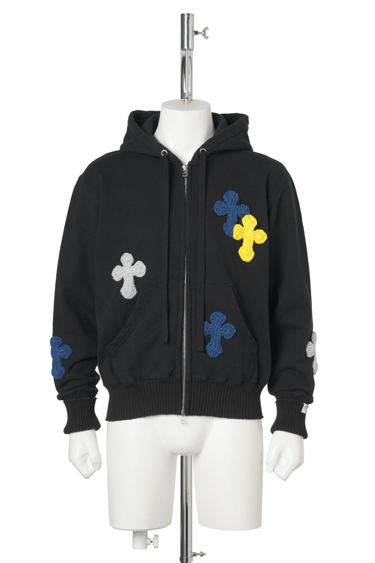 BASIC ZIP HOODIE / BLACK
