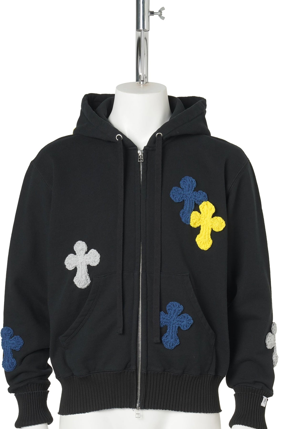BASIC ZIP HOODIE / BLACK