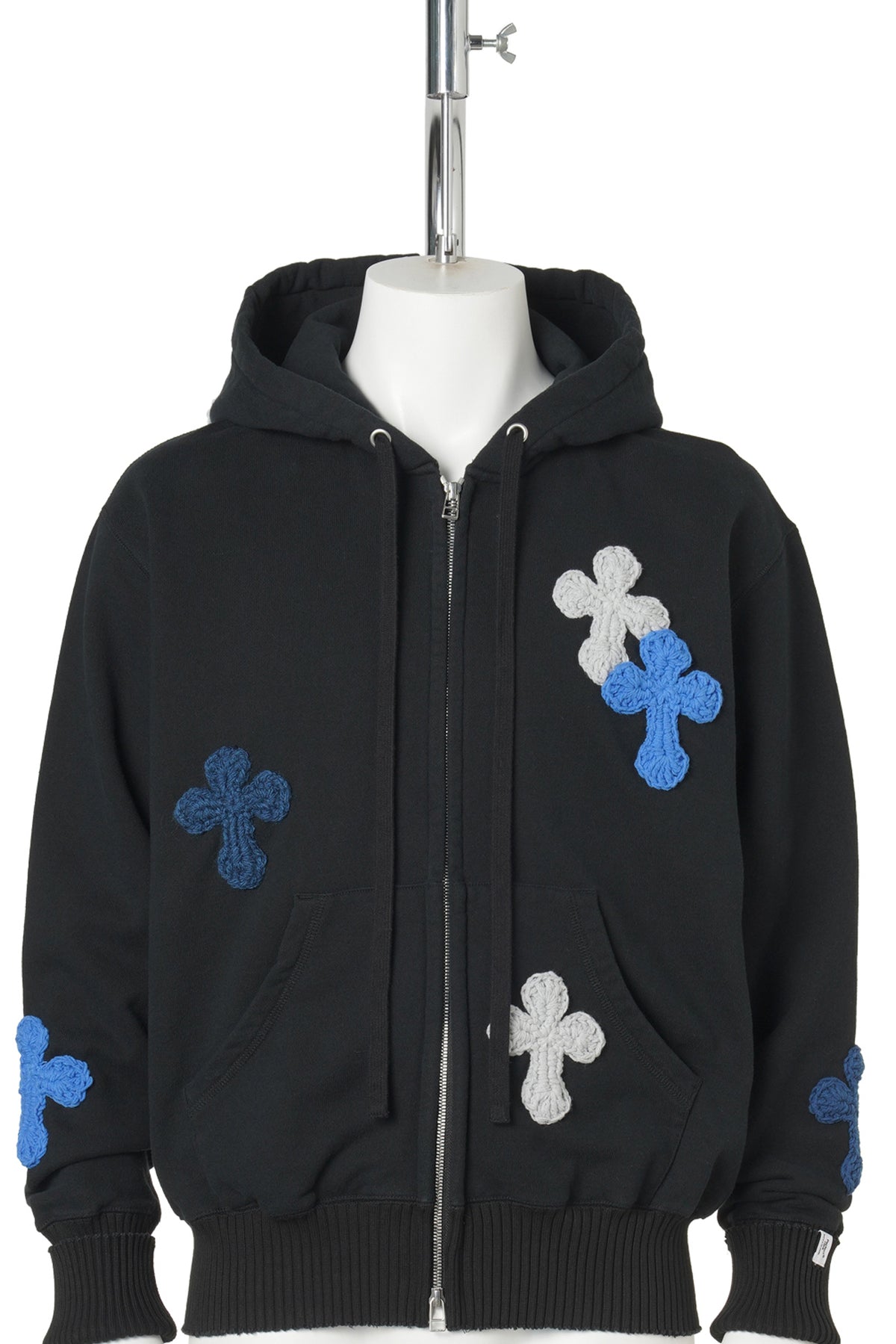 BASIC ZIP HOODIE / BLACK
