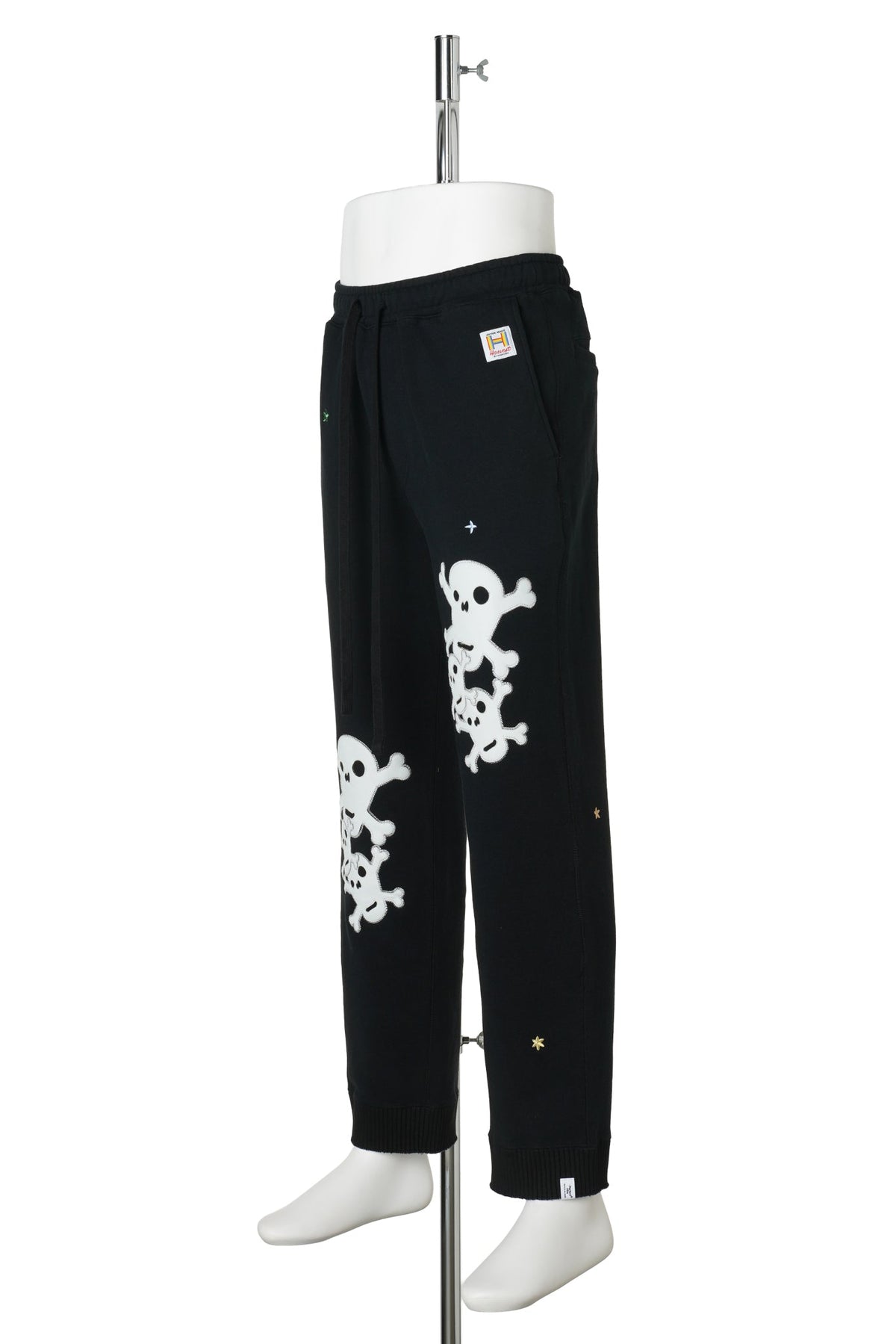STRAIGH WIDE PANTS / BLACK