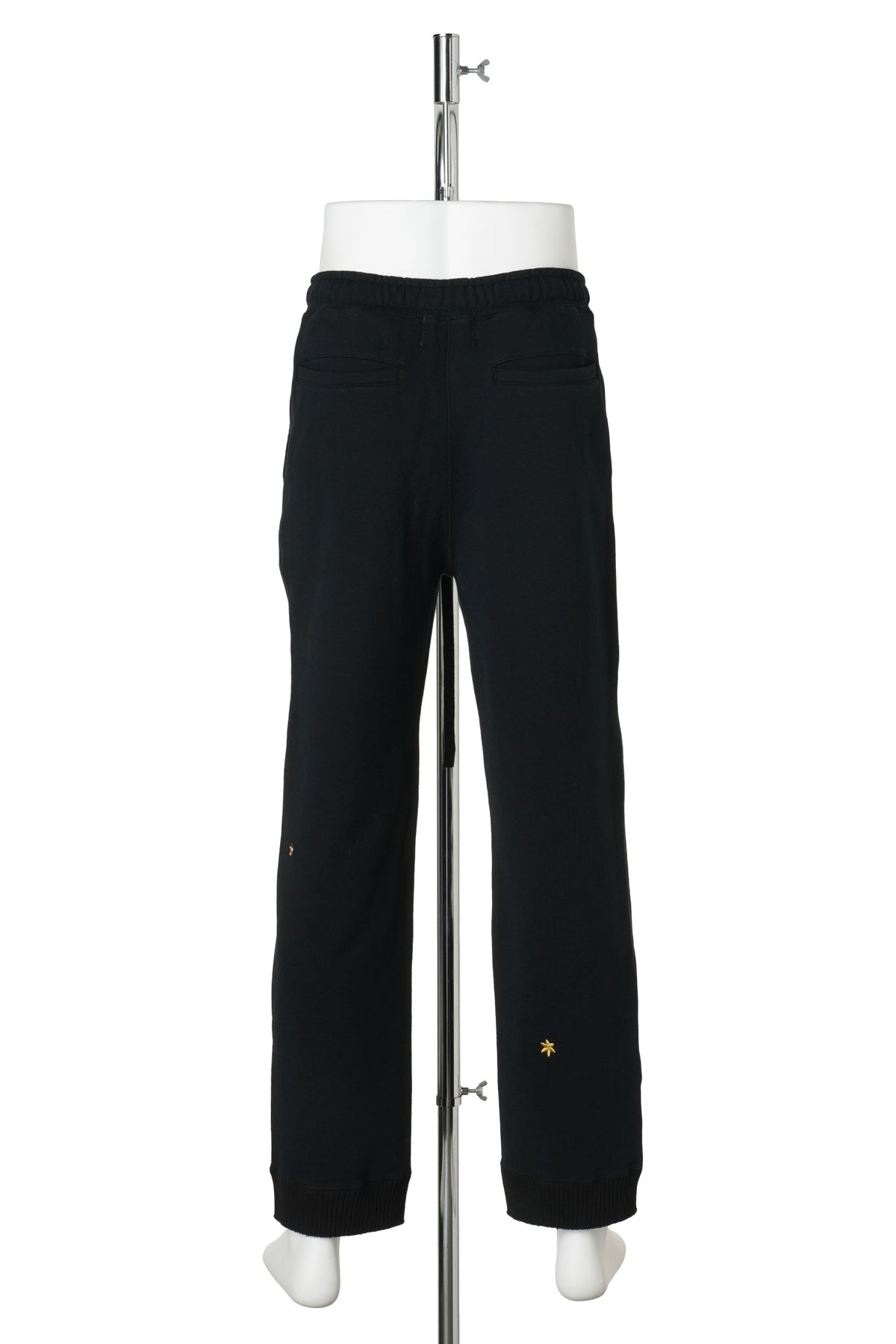 STRAIGH WIDE PANTS / BLACK